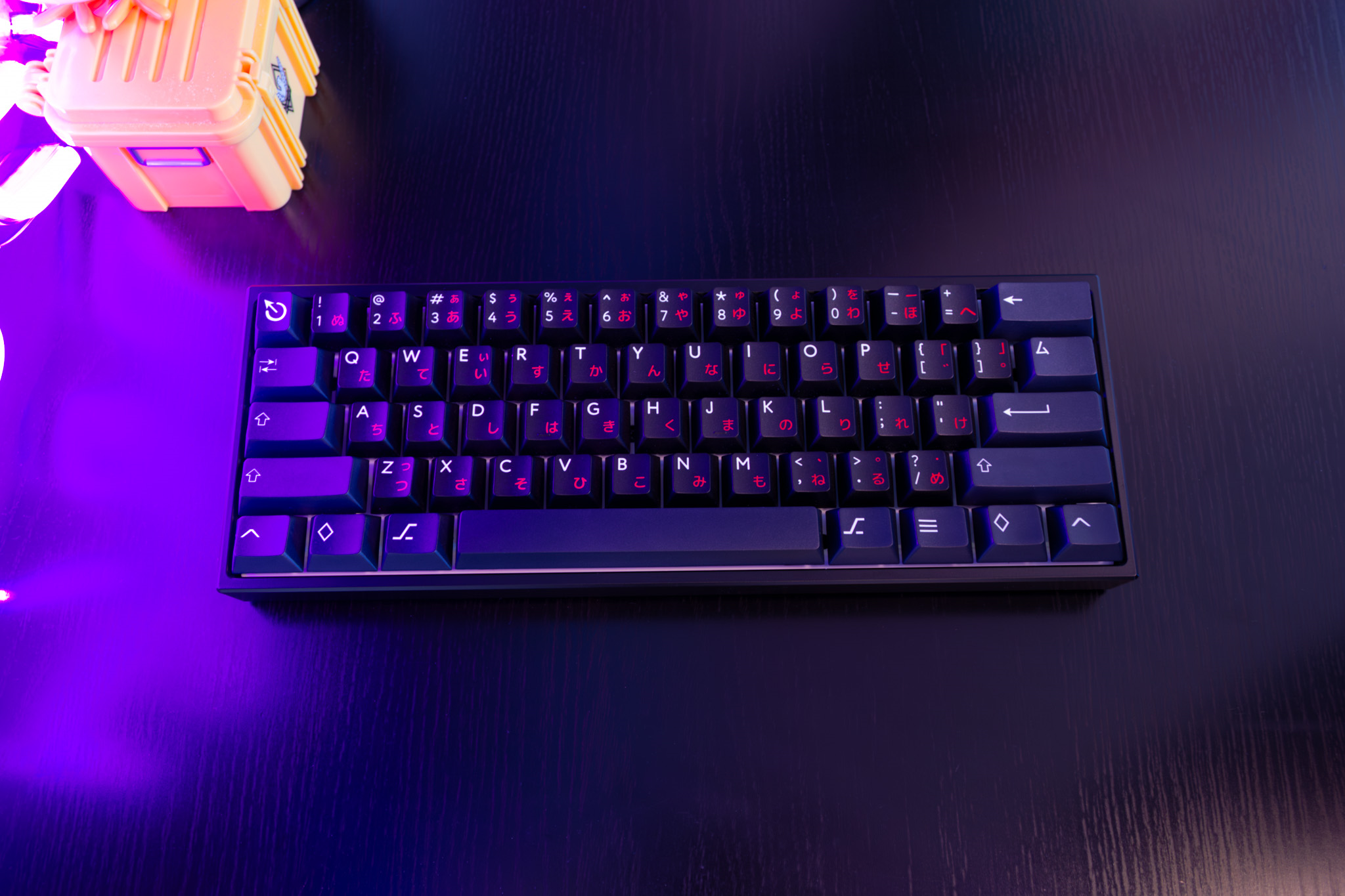 Custom Wooting 60HE Top View